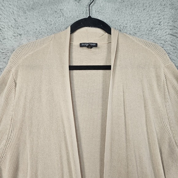 Eileen Fisher Knit Cardigan Womens 3X Minimalist Chic Luxury Classic Cozy READ!! - Picture 3 of 14